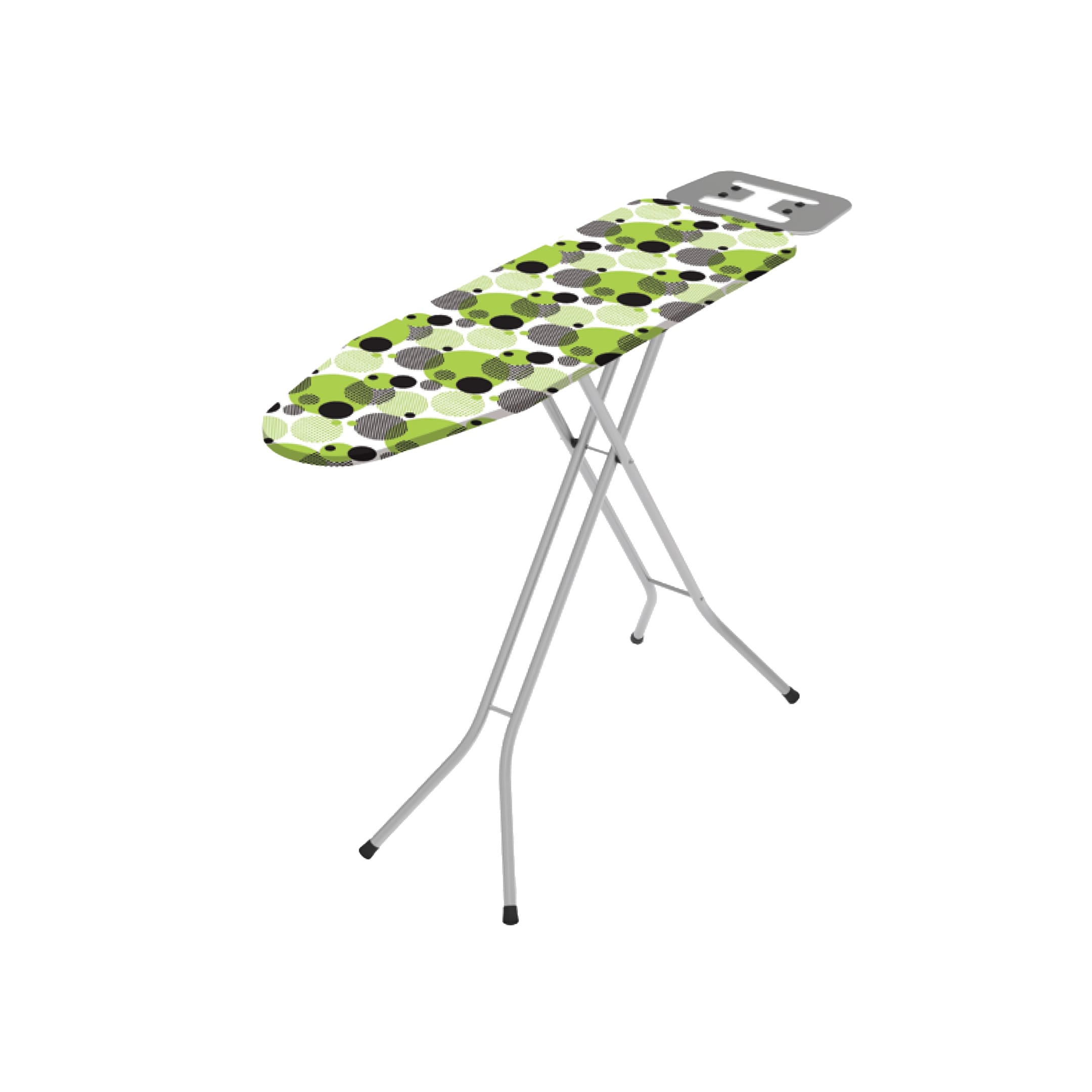 EKO LIFE ironing board with automatic height adjustment, anti-slip caps, and a durable mesh top surface for smooth ironing.